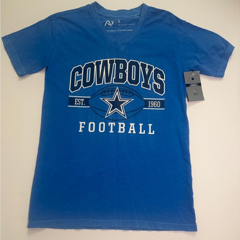 Dallas Cowboys Women’s Football Blue T-Shirt